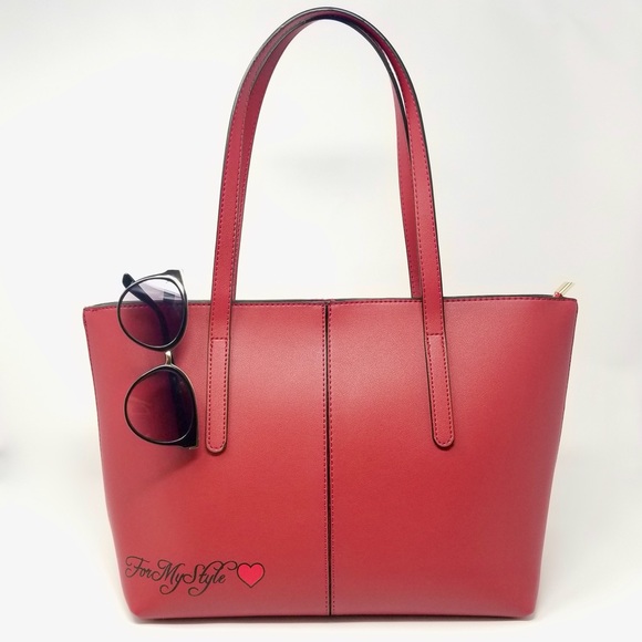 Large Red Handbag - Picture 1 of 2